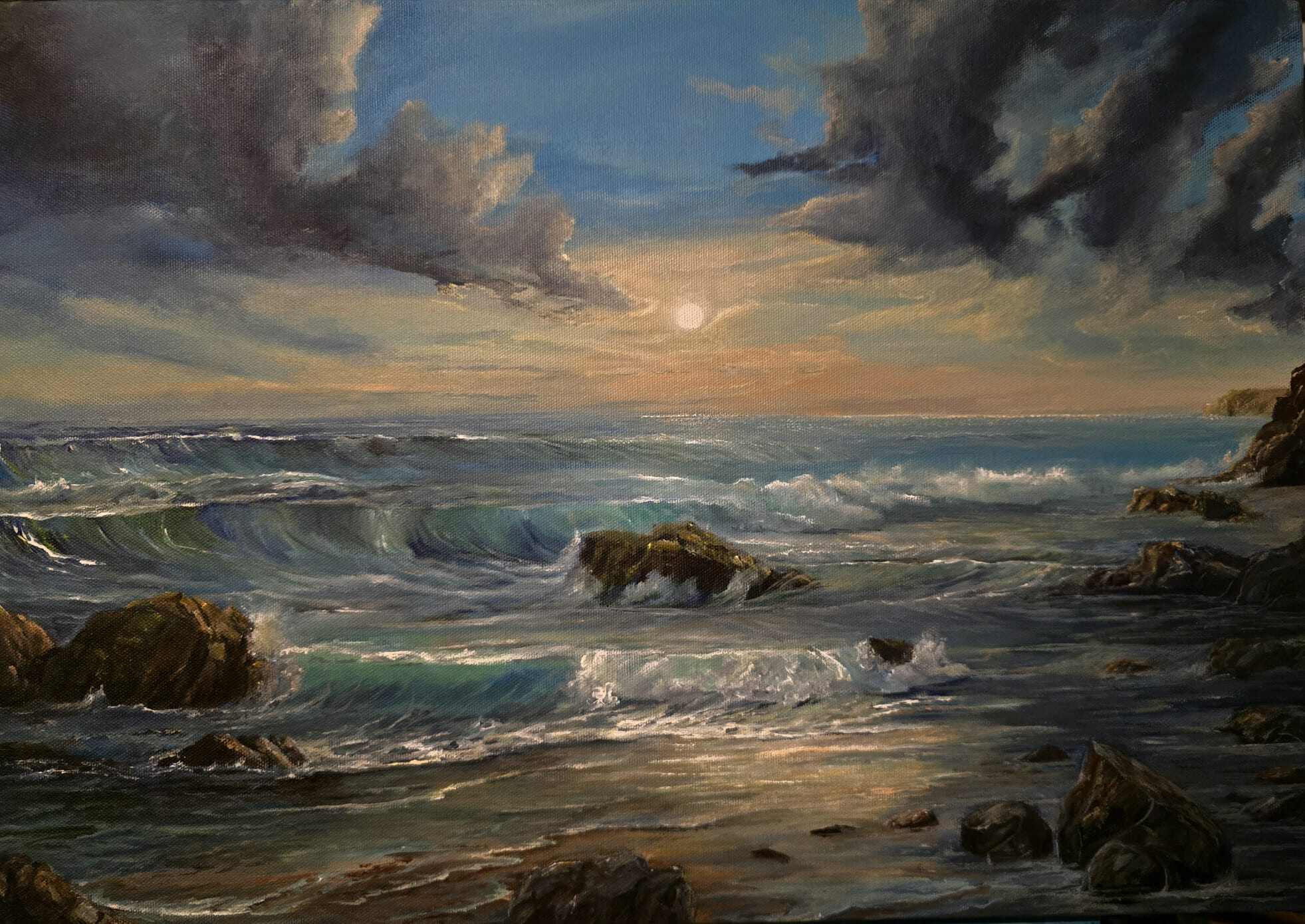 17_35 x 50 tuval üzerine akrilik boya 35.000